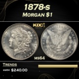 1878-s Morgan Dollar $1 Grades ms64
