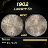 1902 Liberty Nickel 5c ms66 SEGS