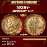 1926-p Mercury Dime 10c ms66+ SEGS