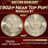 1902-p Morgan Dollar Near Top Pop! $1 ms67 SEGS