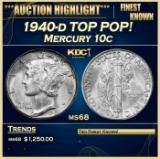 1940-d Mercury Dime TOP POP! 10c ms68 SEGS