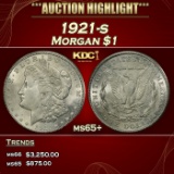 1921-s Morgan Dollar $1 ms65+ SEGS