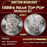 1888-s Morgan Dollar Near Top Pop $1 ms66+ SEGS