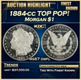 1884-cc Morgan Dollar TOP POP! $1 ms67 dmpl SEGS