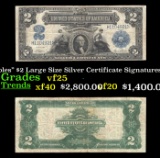 1899 $2 Large Size Silver Certificate 