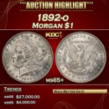 1892-o Morgan Dollar $1 ms65+ SEGS