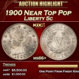1900 Liberty Nickel Near Top Pop 5c ms66+ SEGS