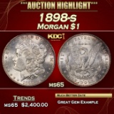 1898-s Morgan Dollar $1 ms65 SEGS