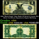 1899 $1 large size Silver Certificate 