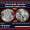 1943-p Walking Liberty Half Dollar Near Top Pop 50c ms68 SEGS