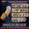 23 Piece Set Wild West Heroes & Outlaws Colorized JFK Half Dollar Coins Other Toy