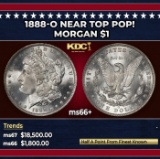 1888-o Morgan Dollar Near Top Pop! $1 ms66+ SEGS
