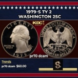 1979-s Ty 2 Proof Washington Quarter 25c pr70 dcam SEGS