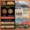 Lincoln Wheat Cent 1c Mixed Roll Orig Brandt McDonalds Wrapper, 1955-p end, Wheat other end