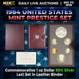 1984 Prestige Proof Set - Last set in the Leather Binder