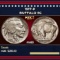 1917-p Buffalo Nickel 5c Grades ms63