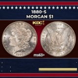 1880-s Morgan Dollar $1 Grades ms63+