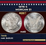 1878-s Morgan Dollar $1 Grades ms65
