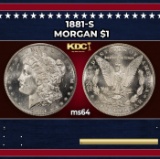 1881-s Morgan Dollar $1 Grades ms64