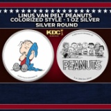 Linus Van Pelt Peanuts Colorized Style - 1 oz Silver Round Round