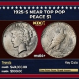 1925-s Peace Dollar Near Top Pop $1 ms64+ SEGS