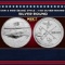 Gun & Rod (Bass) Style - 1 oz Silver Round Round