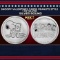 Snoopy Valentines Cards Peanuts Style - 1 oz Silver Round Round