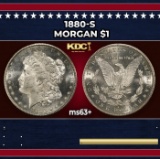 1880-s Morgan Dollar $1 Grades ms63+