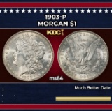 1903-p Morgan Dollar $1 Grades ms64