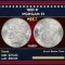 1891-p Morgan Dollar $1 Grades ms62+
