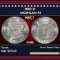 1891-p Morgan Dollar $1 Grades ms63