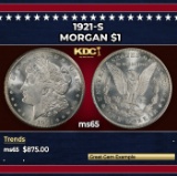 1921-s Morgan Dollar $1 Grades ms65