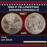 1999-P Yellowstone Modern Commem Dollar $1 ms70 SEGS