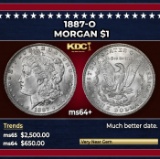 1887-o Morgan Dollar $1 ms64+ SEGS
