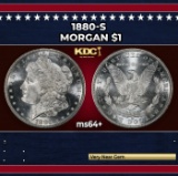 1880-s Morgan Dollar $1 Grades ms64+
