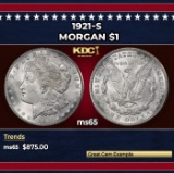 1921-s Morgan Dollar $1 Grades ms65