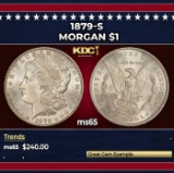 1879-s Morgan Dollar $1 Grades ms65
