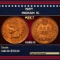 1907 Indian Cent . 1c Grades ms65 rd