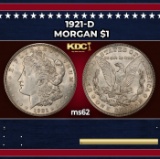 1921-d Morgan Dollar $1 Grades ms62