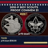 2010-P Boy Scouts Proof Modern Commem Dollar $1 pr70 dcam SEGS