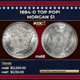 1884-o Morgan Dollar TOP POP! $1 ms68 SEGS