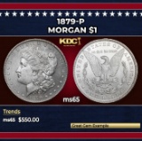 1879-p Morgan Dollar $1 Grades ms65