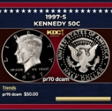 1997-s Proof Kennedy Half Dollar 50c pr70 dcam SEGS
