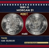 1881-o Morgan Dollar $1 ms65 SEGS