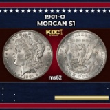1901-o Morgan Dollar $1 Grades ms62