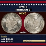 1878-s Morgan Dollar $1 Grades ms64+