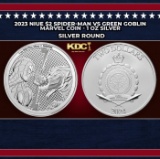 2023 Niue $2 Spider-Man vs Green Goblin Marvel Coin - 1 oz Silver Round Round