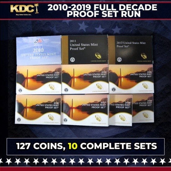8 Coin 1883-1964 Classic US Type Coin Set