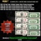 Complete 1953 $2 Red Seal United States Note Signature Set 1953, 1953a, 1953b. 1953c 4 Notes Grades