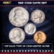 1961 5 Coin Date Set, 1 Of Each Type Of Coin Minted in 1961